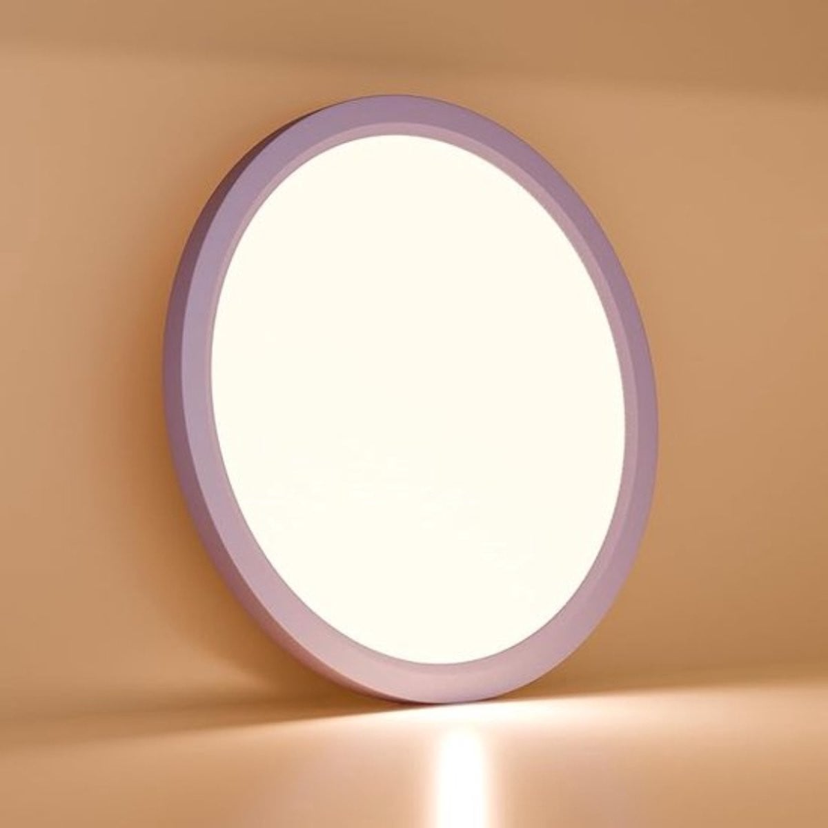 Moderne ronde LED plafondlamp voor badkamer en slaapkamer - Wit - IP44