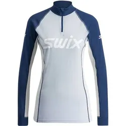 SWIX Funktionsunterhemd RaceX Classic Half Zip W, Größe L in Blau Blau