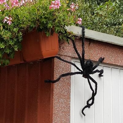 Playful Picks Giant Halloween Spider Decoration Giant Halloween Spider Decoration
