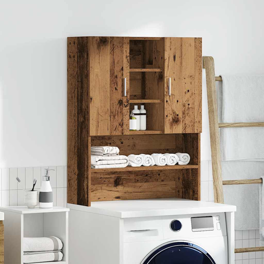 Ebern Designs Awan Washing Machine Cabinet 70,5x25,5x90 cm Old Wood 90cm H X 70.5cm W X 25.5cm D