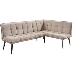 Exxpo by Gala Eckbank Mocca Mikrofaser Beige 2,5-Sitzer