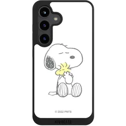 Nivocase Handyhülle für Samsung Galaxy S24 Hülle NIVOpure Case Schwarz Liebe Peanuts Snoopy (Samsung Galaxy S24), Smartphone Hülle, Schwarz