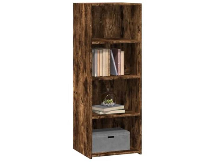 KTHLBRH Anrichte Eiche Rauch 45 x 41 x 124 cm Holz mehrschichtig Großer Stauraum, einfache Reinigung, minimalistisches Design, inklusive Wandbefestigung