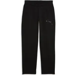 Puma Damen Freizeit / Mode Sommer GJ Sporthosen lang Jogginghosen Da ESS SEQUINS Comfort Pants FL, Größe S in Schwarz Schwarz
