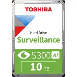 Toshiba S300 AI Surveillance HDD 10TB 3.5 Zoll SATA Interne Festplatte (CMR)
