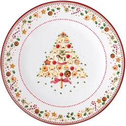 Villeroy & Boch Platzteller WINTER BAKERY DELIGHT, Teller, Mehrfarbig