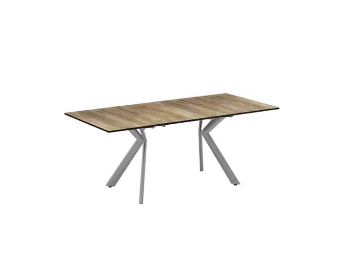 Vicco Esstisch Trill, Eiche rustikal/Grau, 140-190 x 90 cm