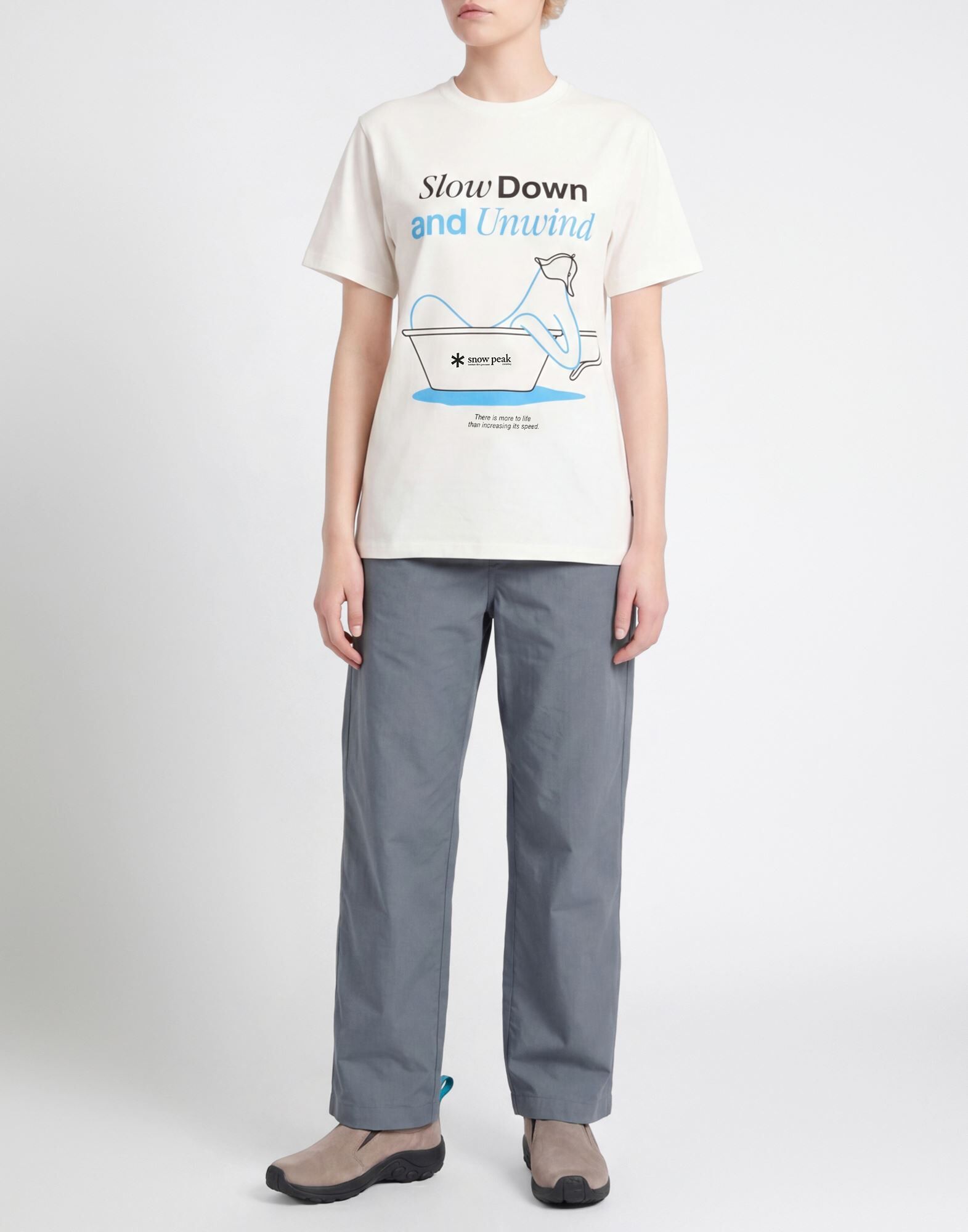Snow Peak Camiseta Mujer Blanco S Mujer