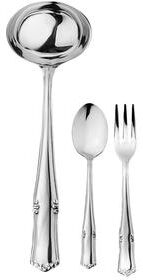Mepra Bavaria Serving Set - 3 Pieces - Stainless Steel