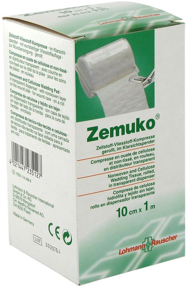 Zemuko Vliesstoff-kompr.gerollt 10 cmx1 m 1stk
