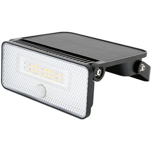 Bemko LED-Außenstrahler Solar Fluter, IP54 wasserfest, 8 W / 1.000 Lumen, warm- kaltweiß, Solar, mit Bewegungsmelder