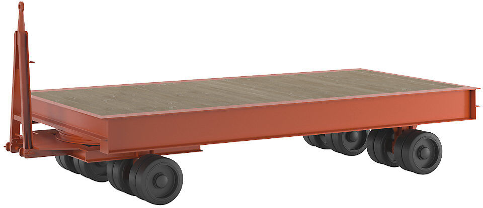 kaiserkraft Schwerlastanhänger, 25 t, Drehschemel-Lenkung, Ladefläche 4,0 x 2,0 m