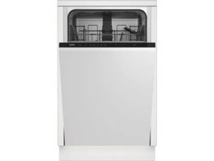 Lave-vaisselle intégrable étroit - BEKO - 45 cm - Commande électronique - Départ différé