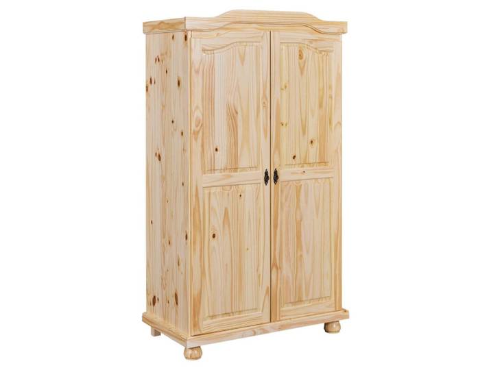 Drehtürenschrank massiv 104cm Genf, Kiefer