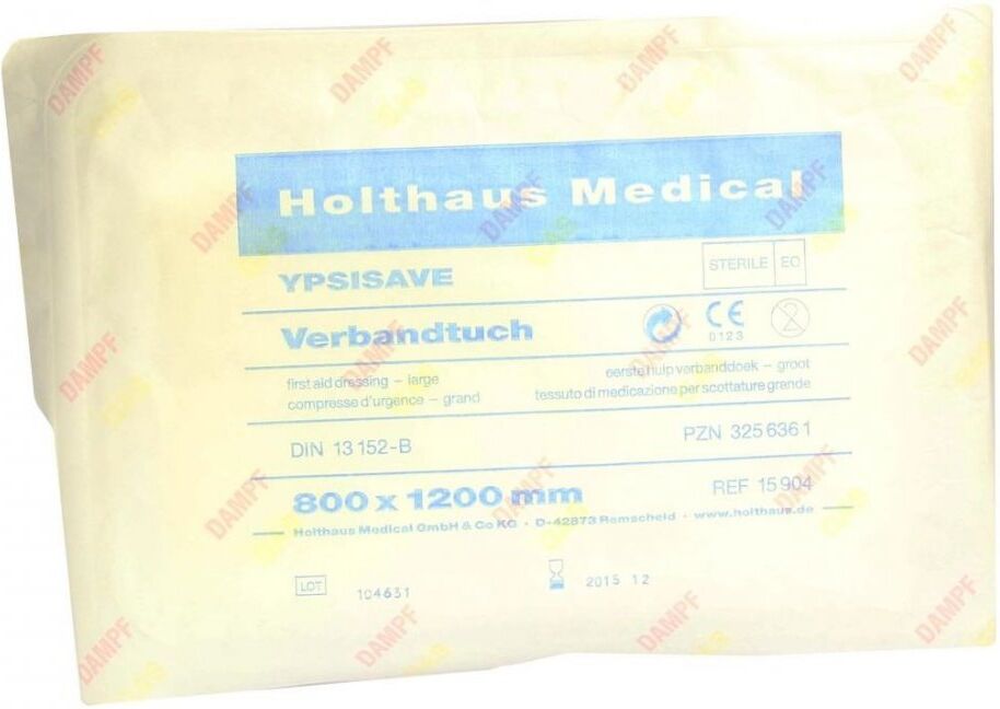 Verbandtuch Ypsisave 80x120 cm gross steril