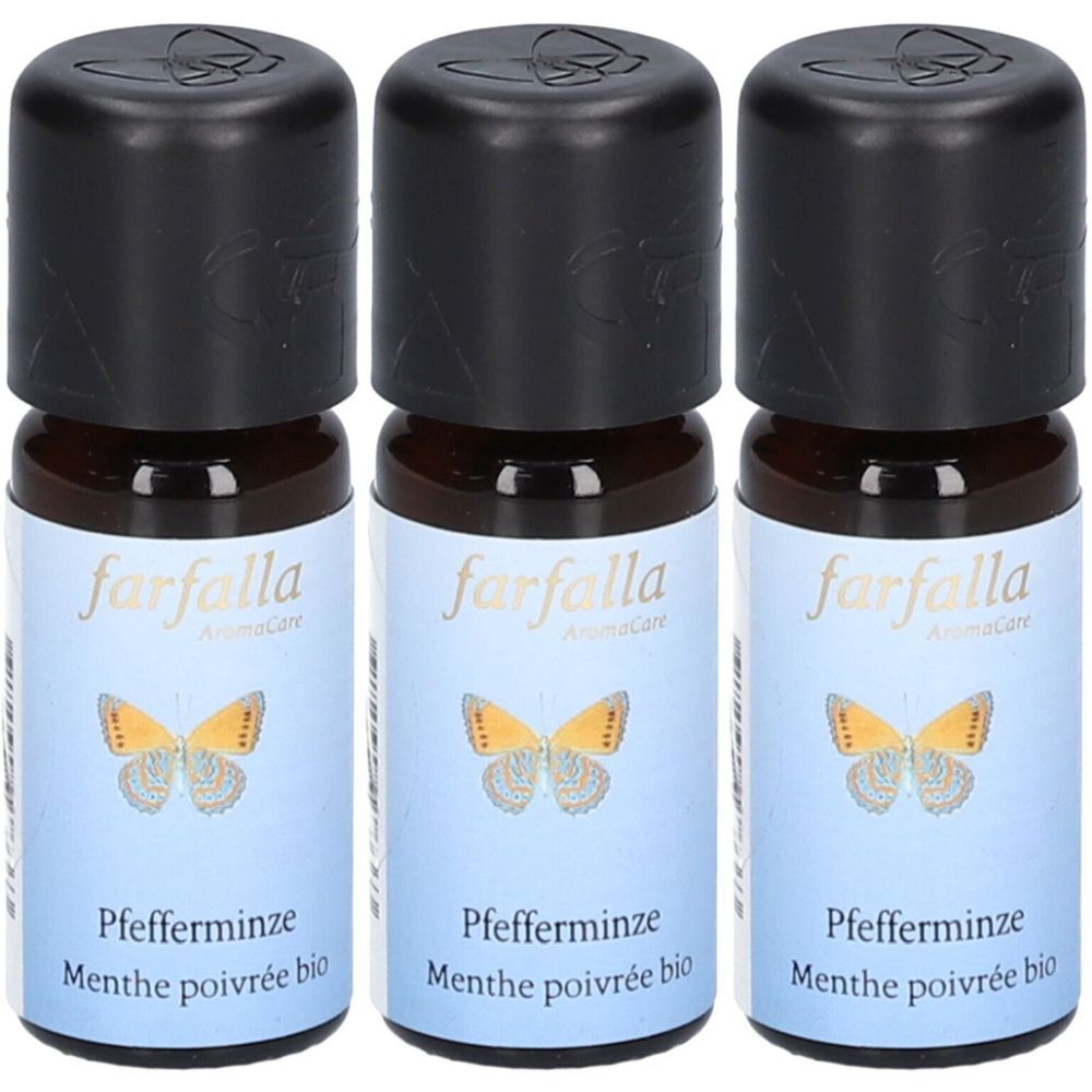 Farfalla Pfefferminze Äth/Öl Bio Grand Cru 10 ml x3 3x10 Ätherisches Öl
