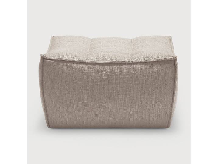Ethnicraft Voetbank N701 UK Residentieel - Beige