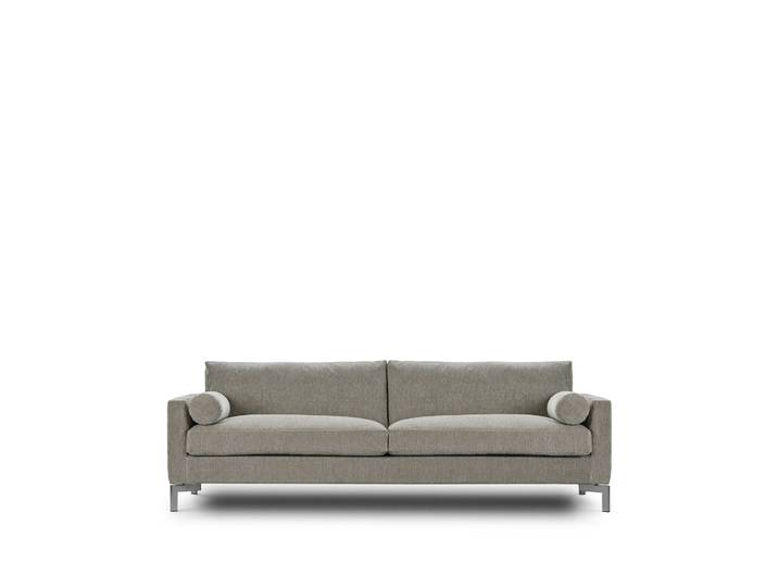 Eilersen Lift Sofa 240 cm Bakar 01 braunbeige-Daunentopper-Stahlbeine