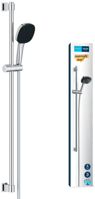 Grohe Vitalio Comfort 110 Brausestangenset 26932001 3 Strahlarten (RAIN, JET, MASSAGE) chrom