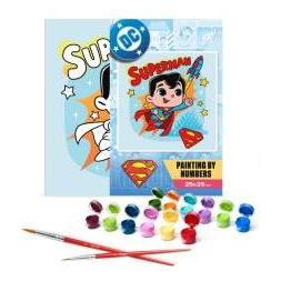 Ideyka Malowanie po numerach, 25x25 cm, Superman: Lot do gwiazd, 1 szt. (69493629)