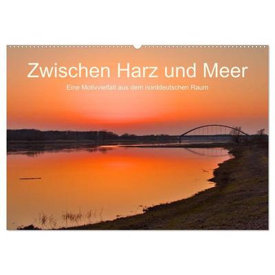 Zwischen Harz und Meer (Wandkalender 2027 DIN A2 quer), CALVENDO Monatskalender