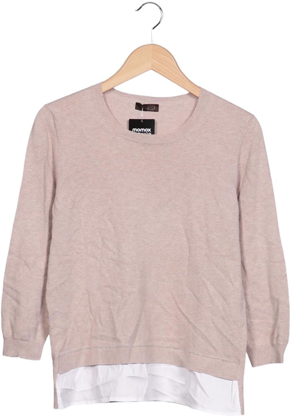 Peserico Damen Pullover, Beige, Gr. EU 36 (IT 42), Elasthan / Baumwolle - Second Hand