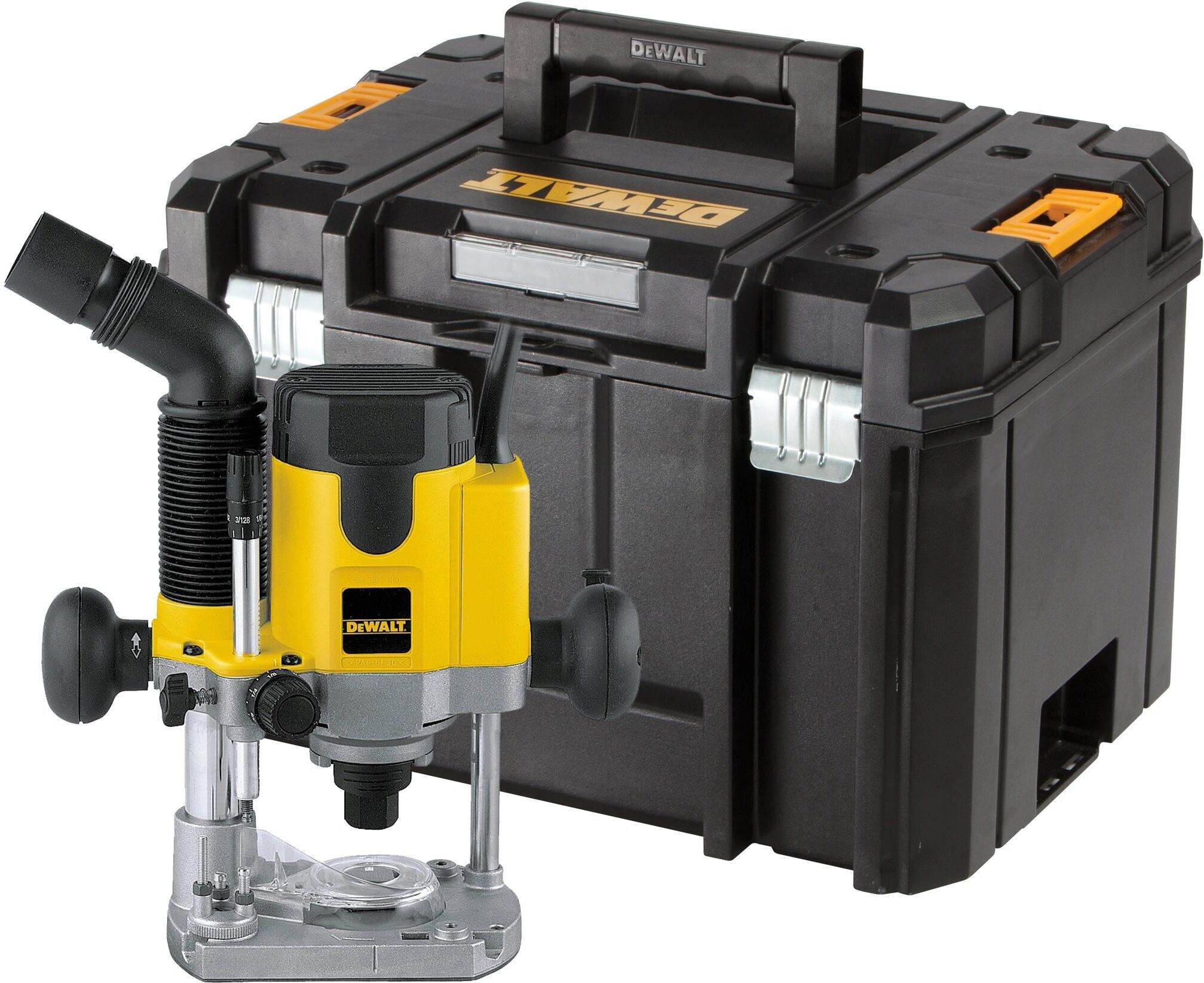 Oberfräse DEWALT "DW621KTX-QS Kit", gelb, Fräsmaschinen, Oberfräse gelb Einheitsgröße