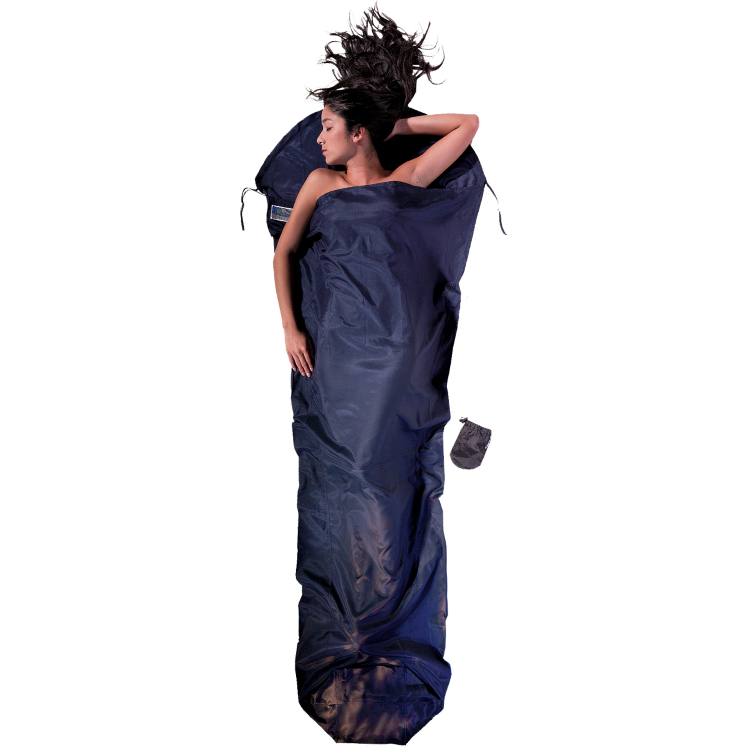 Cocoon Mummy Silk/Egyptian Cotton Schlafsack Hüttenschlafsäcke & Inlets lila Größe MAX. 230CM Trekking Hautfreundlich