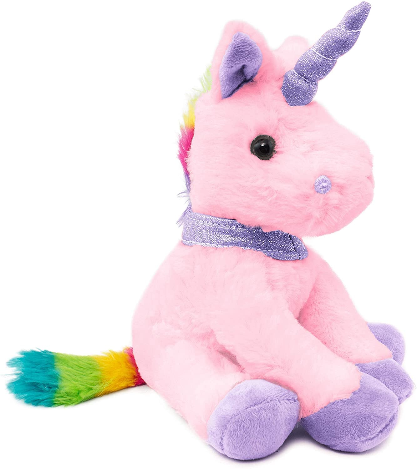 Brubaker Pluche Eenhoorn Knuffel - Roze - Hoogte: 21 cm