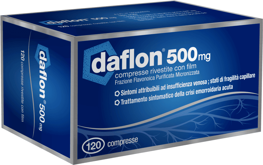 Servier Daflon 500 mg 120 compresse rivestite