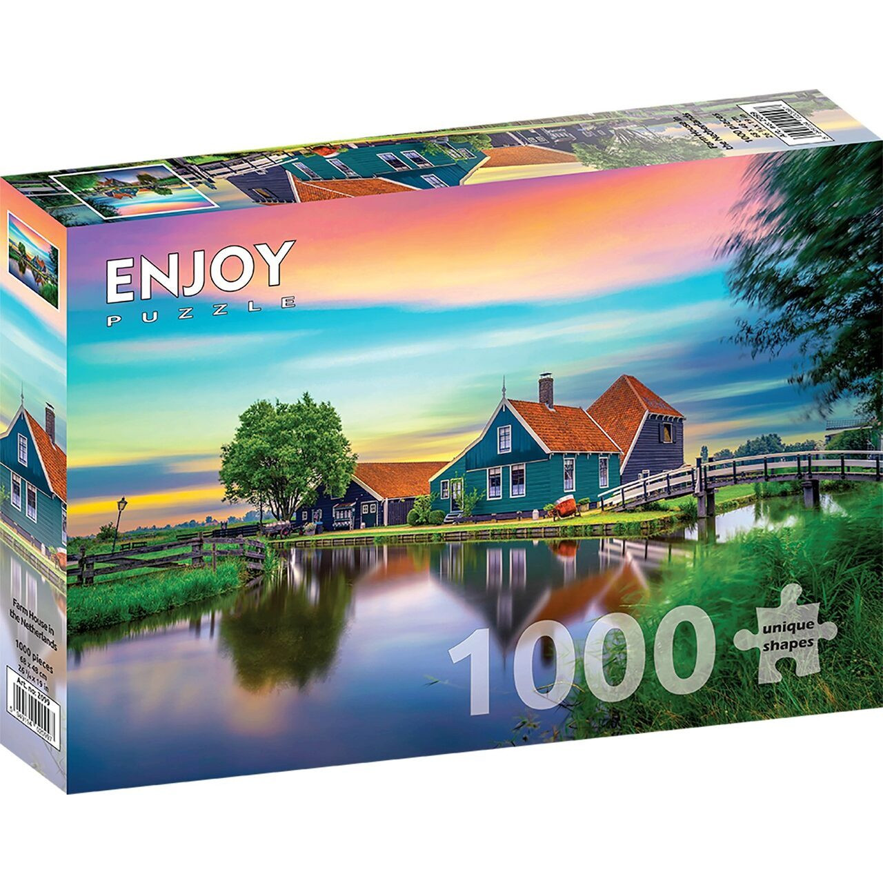 Enjoy Puzzel 1000 stukjes Boerderij in Nederland