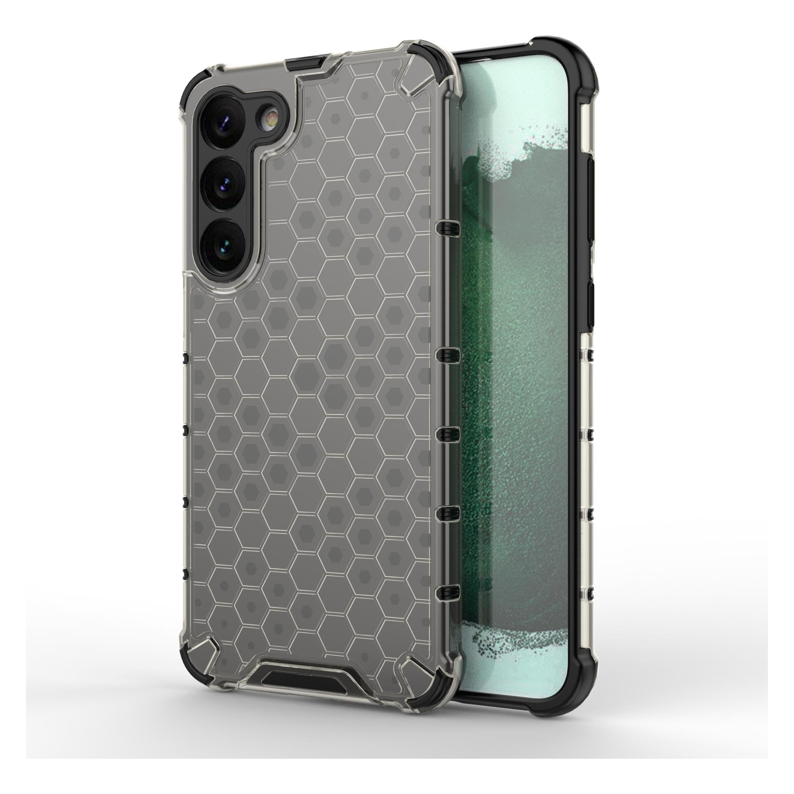 Hurtel Wabenhülle für Samsung Galaxy S23+ gepanzerte Hybridhülle schwarz (Samsung Galaxy S23+) (1404978613)