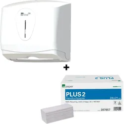 Cleanclub Handtuchspender SET – Cleanclub Handtuchspender klein inkl. PUR2 Handt...