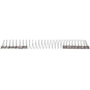 Gardigo Vogelabwehr Taubenabweiser, 5 Meter, Spirale aus Federstahl, silber, Ø 6 cm
