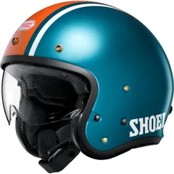 Shoei J.O2 Aventure, Jethelm - Petrol/Orange - XXL