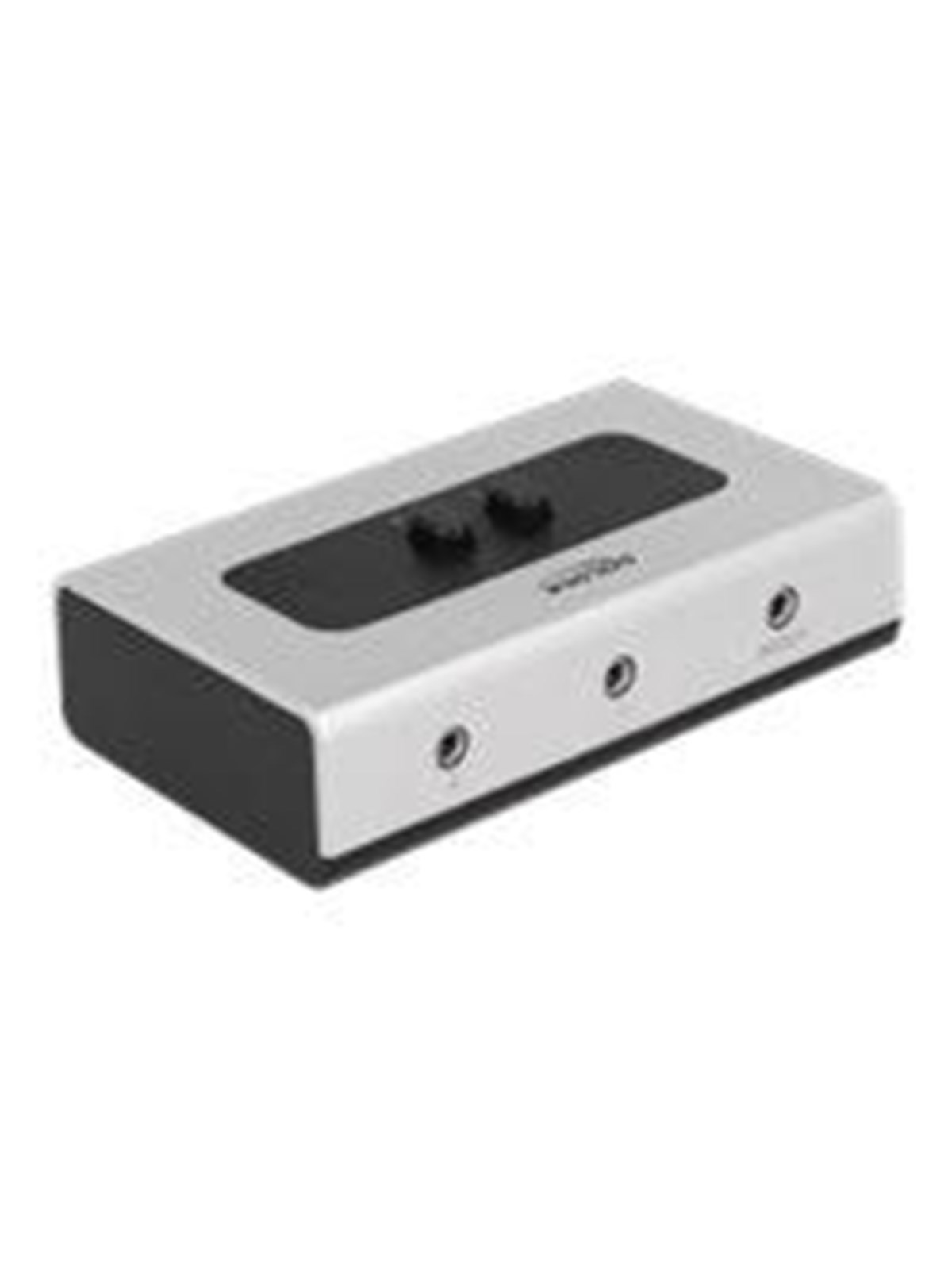 DeLOCK Switch Stereo Jack 3.5 mm USB-Hubs - 2 - Schwarz