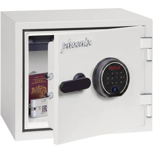 Phoenix Tresor Titan II FS1281F, mit Fingerprintschloss, Größe 36 x 41,2 cm, 19,4 L, 28 kg, Feuerschutztresor - 60 min