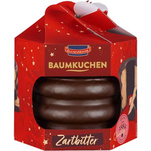KuchenMeister Baumkuchen 300g, Überzug aus Zartbitterschokolade