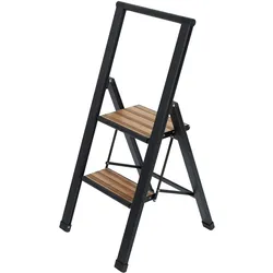 Wenko, Leiter + Gerüst, Klapptrittleiter (Trittleiter, 44 cm)