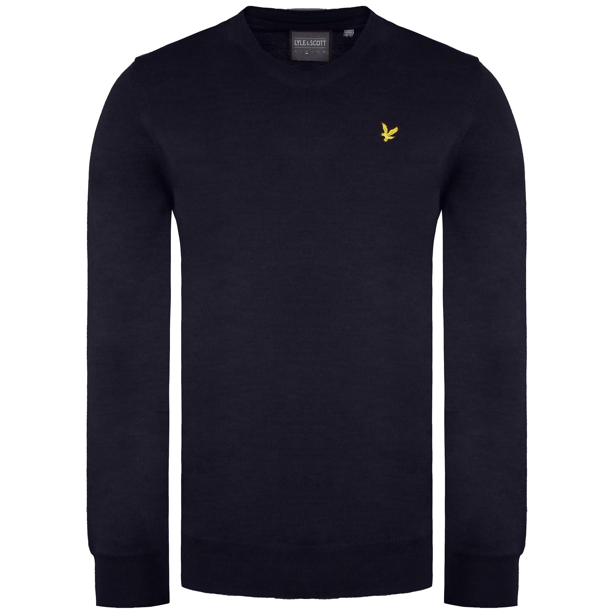 Lyle & Scott Golf Mens Navy Pullover