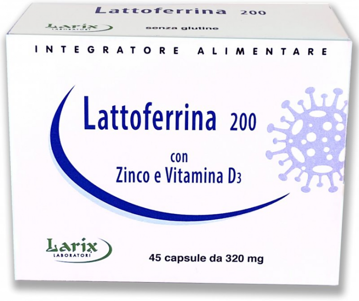 LARIX LABORATORI Srl LATTOFERRINA 200 45CPS