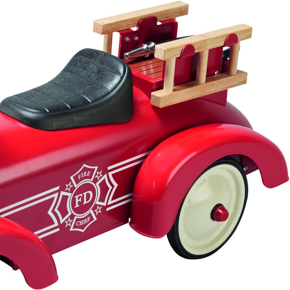 Goki Porteur pompiers Rouge 1x1x1cm
