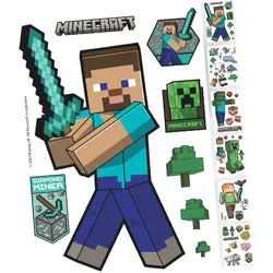 Zurbrüggen Wandtattoos  MINECRAFT - B/H/T ca. 29.00x21.00x.05