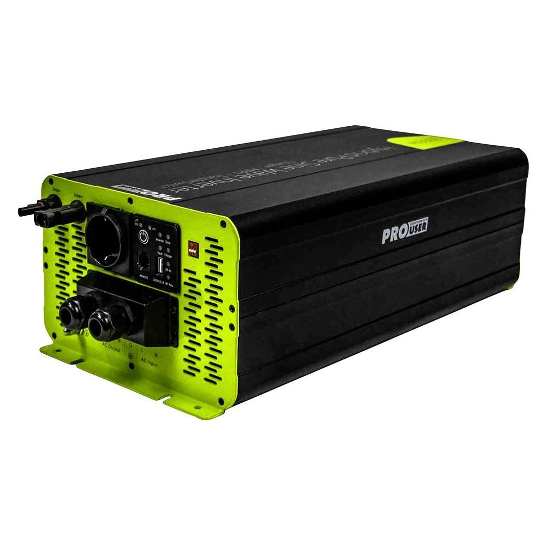 ProUser Wechselrichter PSI3000TX 3000 W 12 V/DC - 230 V/AC inkl. Fernbedienung (19134)