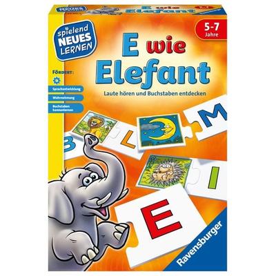 E wie Elefant - Kinderspiel ab 5 Jahre