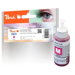 Peach Tintenbehälter magenta kompatibel zu Epson T6733M, C13T67334A