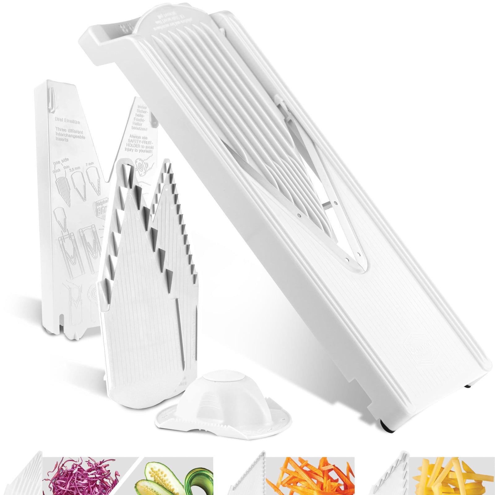 Dripio Groentensnijder V3 TrendLine starterset, 5-delig, wit
