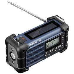 Sangean MMR-99 DAB+ Blue Outdoorradio DAB+, DAB, UKW Notfallradio, Bluetooth® Solarpanel, spritzwassergeschützt, staubdicht, Taschenlampe Blau A500480