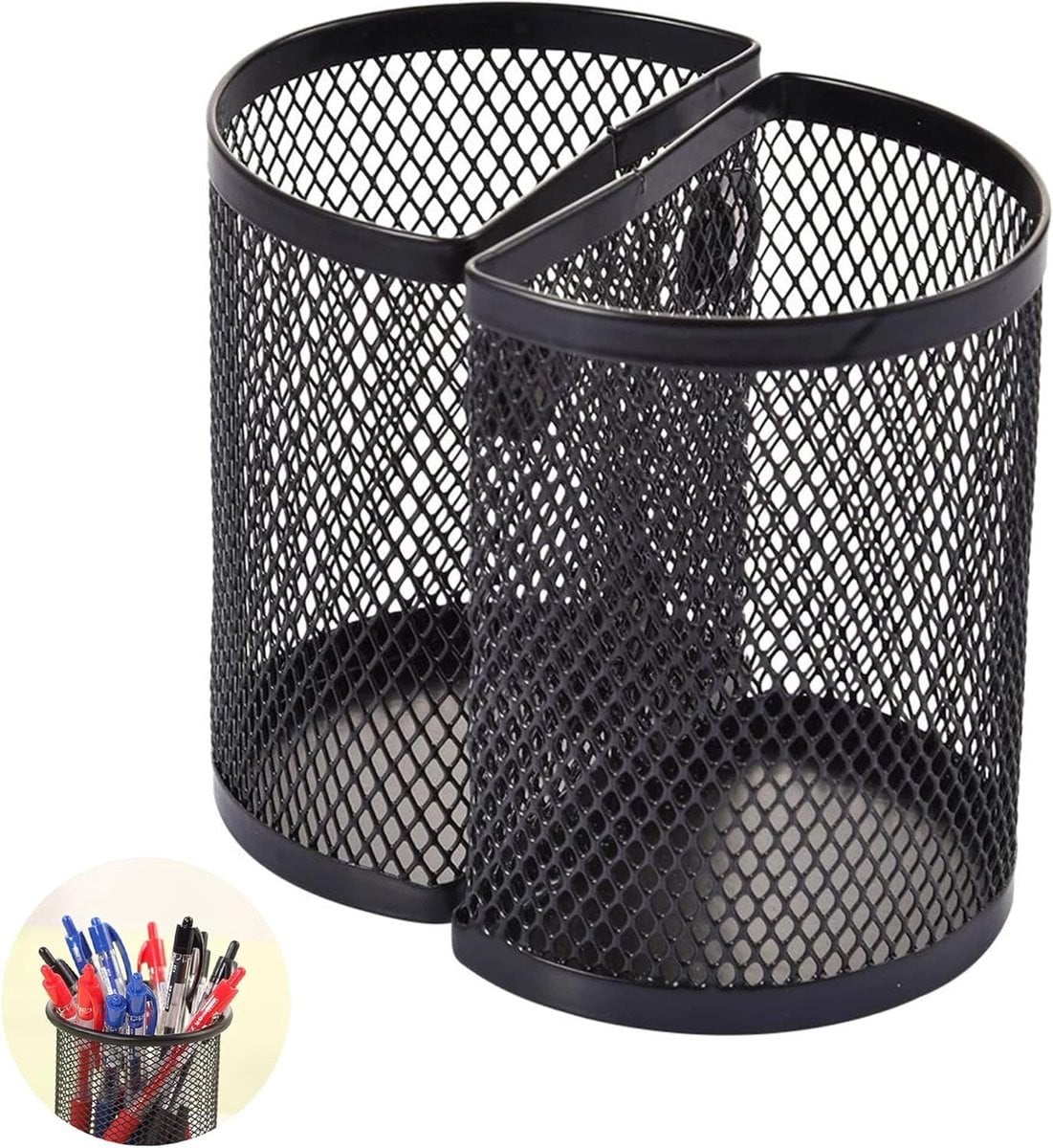 Multifunctionele Magnetische Pennenhouder voor Koelkast en Bureau - 2 Stuks, Organizer voor Kantoorbenodigdheden en Veiligheidsaccessoires