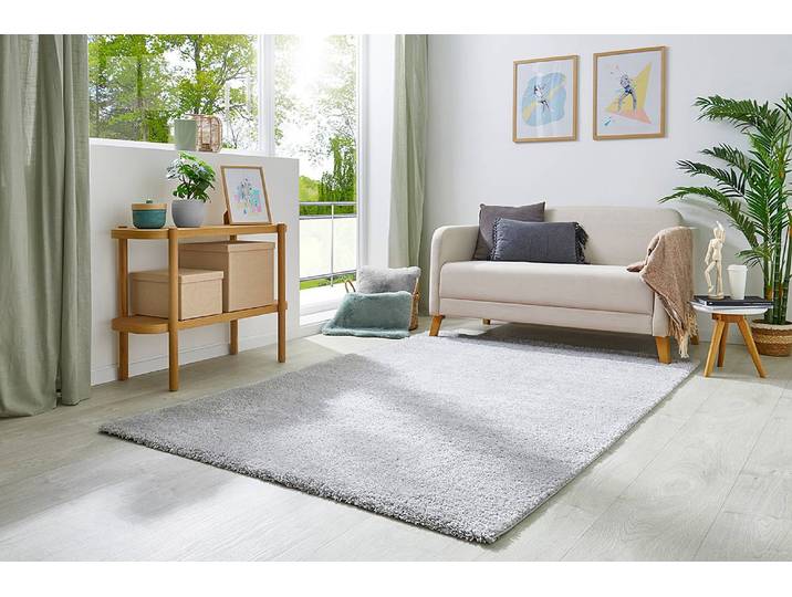 Tapis Chia 60 x 110cm Gris/Gris